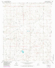 Lone Wolf New Mexico Historical topographic map, 1:24000 scale, 7.5 X 7.5 Minute, Year 1979