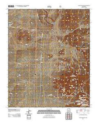 Lone Mountain New Mexico Historical topographic map, 1:24000 scale, 7.5 X 7.5 Minute, Year 2011