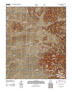 Lone Mountain New Mexico Historical topographic map, 1:24000 scale, 7.5 X 7.5 Minute, Year 2011