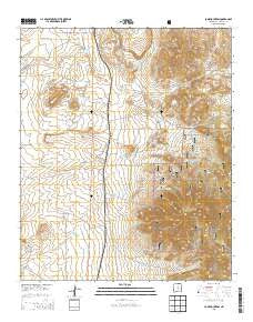 Lone Mountain New Mexico Current topographic map, 1:24000 scale, 7.5 X 7.5 Minute, Year 2013