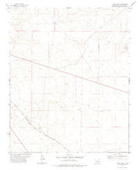 Long Draw New Mexico Historical topographic map, 1:24000 scale, 7.5 X 7.5 Minute, Year 1978