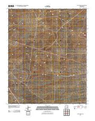 Long Draw New Mexico Historical topographic map, 1:24000 scale, 7.5 X 7.5 Minute, Year 2010