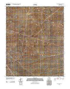 Long Draw New Mexico Historical topographic map, 1:24000 scale, 7.5 X 7.5 Minute, Year 2010