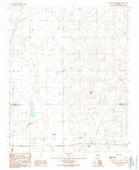 Longhorn Reservoir New Mexico Historical topographic map, 1:24000 scale, 7.5 X 7.5 Minute, Year 1990