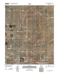 Longhorn Reservoir New Mexico Historical topographic map, 1:24000 scale, 7.5 X 7.5 Minute, Year 2010