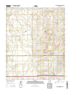 Longhorn Reservoir New Mexico Historical topographic map, 1:24000 scale, 7.5 X 7.5 Minute, Year 2013