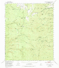Lookout Mountain New Mexico Historical topographic map, 1:62500 scale, 15 X 15 Minute, Year 1949