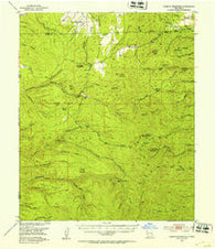 Lookout Mountain New Mexico Historical topographic map, 1:62500 scale, 15 X 15 Minute, Year 1949