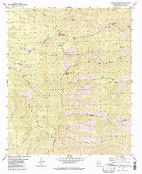 Lookout Mountain New Mexico Historical topographic map, 1:24000 scale, 7.5 X 7.5 Minute, Year 1981