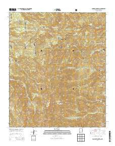 Lookout Mountain New Mexico Historical topographic map, 1:24000 scale, 7.5 X 7.5 Minute, Year 2013