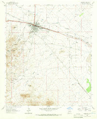 Lordsburg New Mexico Historical topographic map, 1:24000 scale, 7.5 X 7.5 Minute, Year 1963