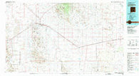 Lordsburg New Mexico Historical topographic map, 1:100000 scale, 30 X 60 Minute, Year 1981
