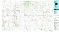 Lordsburg New Mexico Historical topographic map, 1:100000 scale, 30 X 60 Minute, Year 1981