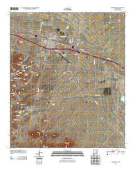 Lordsburg New Mexico Historical topographic map, 1:24000 scale, 7.5 X 7.5 Minute, Year 2010