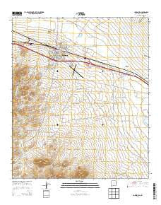Lordsburg New Mexico Historical topographic map, 1:24000 scale, 7.5 X 7.5 Minute, Year 2013