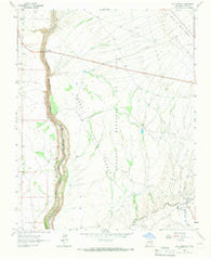 Los Cordovas New Mexico Historical topographic map, 1:24000 scale, 7.5 X 7.5 Minute, Year 1964