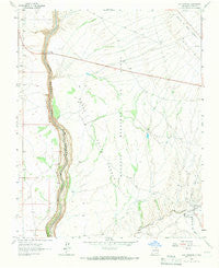 Los Cordovas New Mexico Historical topographic map, 1:24000 scale, 7.5 X 7.5 Minute, Year 1964
