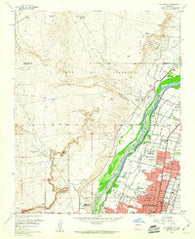Los Griegos New Mexico Historical topographic map, 1:24000 scale, 7.5 X 7.5 Minute, Year 1960