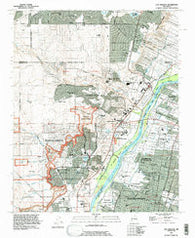 Los Griegos New Mexico Historical topographic map, 1:24000 scale, 7.5 X 7.5 Minute, Year 1990