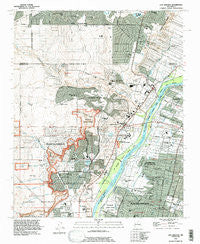 Los Griegos New Mexico Historical topographic map, 1:24000 scale, 7.5 X 7.5 Minute, Year 1990