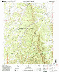 Los Indios Canyon New Mexico Historical topographic map, 1:24000 scale, 7.5 X 7.5 Minute, Year 2002