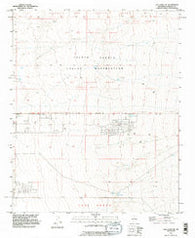 Los Lunas SE New Mexico Historical topographic map, 1:24000 scale, 7.5 X 7.5 Minute, Year 1991