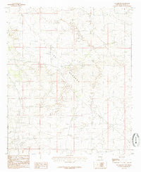 Los Medanos New Mexico Historical topographic map, 1:24000 scale, 7.5 X 7.5 Minute, Year 1985