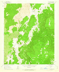 Los Pilares New Mexico Historical topographic map, 1:24000 scale, 7.5 X 7.5 Minute, Year 1961