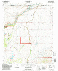 Los Pinos New Mexico Historical topographic map, 1:24000 scale, 7.5 X 7.5 Minute, Year 1995
