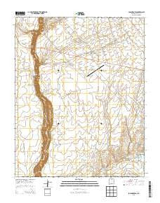 Los Cordovas New Mexico Current topographic map, 1:24000 scale, 7.5 X 7.5 Minute, Year 2013