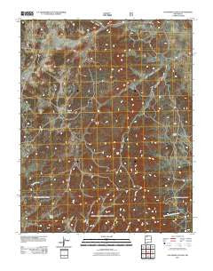 Los Indios Canyon New Mexico Historical topographic map, 1:24000 scale, 7.5 X 7.5 Minute, Year 2011