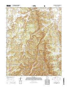Los Indios Canyon New Mexico Current topographic map, 1:24000 scale, 7.5 X 7.5 Minute, Year 2013