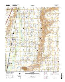 Los Lunas New Mexico Current topographic map, 1:24000 scale, 7.5 X 7.5 Minute, Year 2017