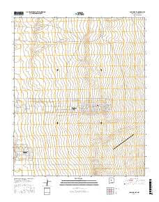Los Lunas SE New Mexico Current topographic map, 1:24000 scale, 7.5 X 7.5 Minute, Year 2017