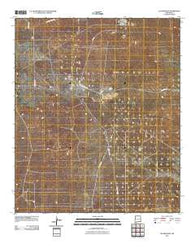 Los Medanos New Mexico Historical topographic map, 1:24000 scale, 7.5 X 7.5 Minute, Year 2010