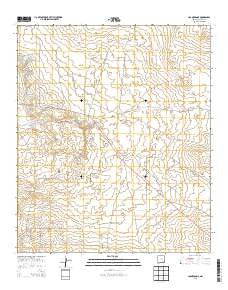 Los Medanos New Mexico Historical topographic map, 1:24000 scale, 7.5 X 7.5 Minute, Year 2013