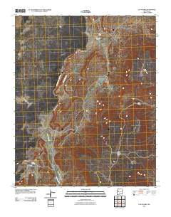 Los Pilares New Mexico Historical topographic map, 1:24000 scale, 7.5 X 7.5 Minute, Year 2010