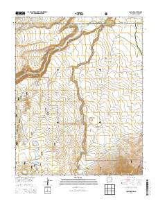 Los Pinos New Mexico Current topographic map, 1:24000 scale, 7.5 X 7.5 Minute, Year 2013