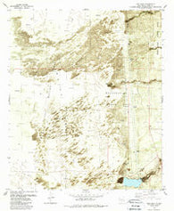 Lost River New Mexico Historical topographic map, 1:24000 scale, 7.5 X 7.5 Minute, Year 1982