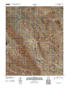 Lovelace Mesa New Mexico Historical topographic map, 1:24000 scale, 7.5 X 7.5 Minute, Year 2010