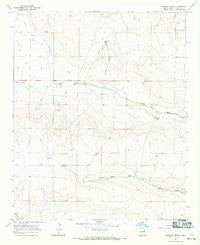 Lovelady Draw New Mexico Historical topographic map, 1:24000 scale, 7.5 X 7.5 Minute, Year 1967