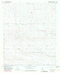 Lovelady Draw New Mexico Historical topographic map, 1:24000 scale, 7.5 X 7.5 Minute, Year 1967