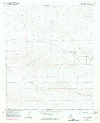 Lovelady Draw New Mexico Historical topographic map, 1:24000 scale, 7.5 X 7.5 Minute, Year 1967