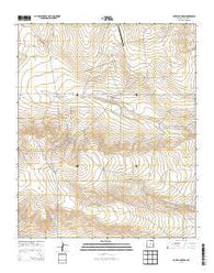 Lovelady Draw New Mexico Historical topographic map, 1:24000 scale, 7.5 X 7.5 Minute, Year 2013