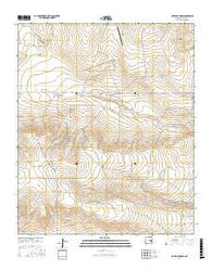 Lovelady Draw New Mexico Current topographic map, 1:24000 scale, 7.5 X 7.5 Minute, Year 2017