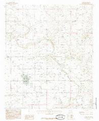 Loving New Mexico Historical topographic map, 1:24000 scale, 7.5 X 7.5 Minute, Year 1985