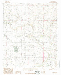 Loving New Mexico Historical topographic map, 1:24000 scale, 7.5 X 7.5 Minute, Year 1985