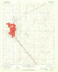 Lovington New Mexico Historical topographic map, 1:24000 scale, 7.5 X 7.5 Minute, Year 1962