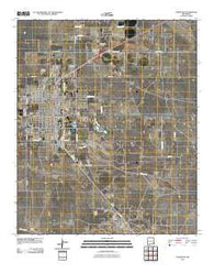 Lovington New Mexico Historical topographic map, 1:24000 scale, 7.5 X 7.5 Minute, Year 2010