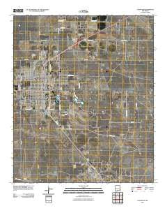 Lovington New Mexico Historical topographic map, 1:24000 scale, 7.5 X 7.5 Minute, Year 2010